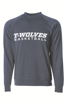 T-Wolves Basketball Sweatshirts - Grey